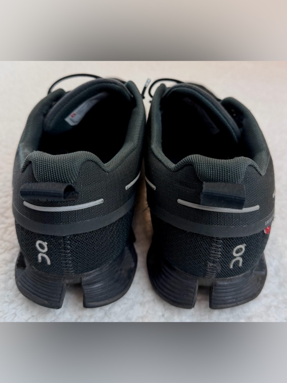ON RUNNING • Black Waterproof Athletic Shoes, 9 - Picture 7 of 12